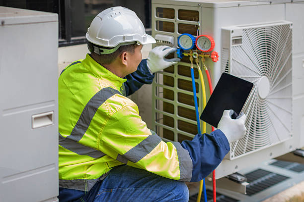 Professional Air Conditioning Repair technician working in Hunt, TX